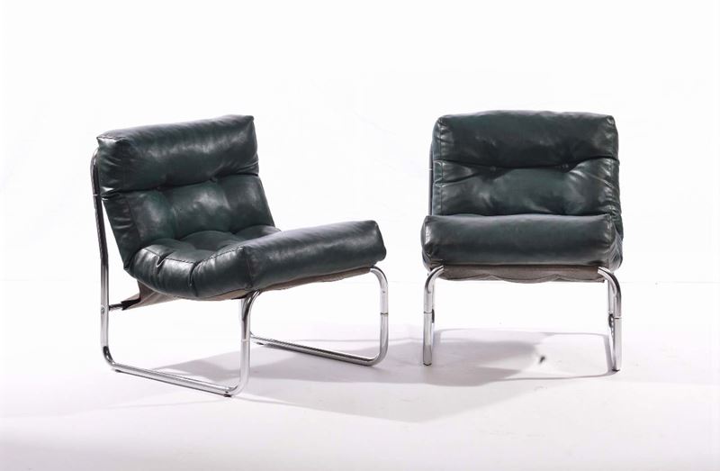 Coppia di poltrone  - Auction Decorative Arts of XX Century - I - Cambi Casa d'Aste