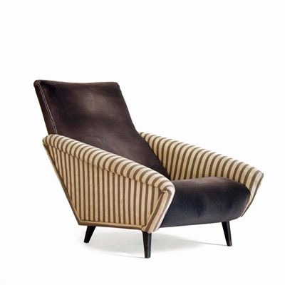 Cassina Gio' Pontirara Poltrona Modello 807 Distex 1953.