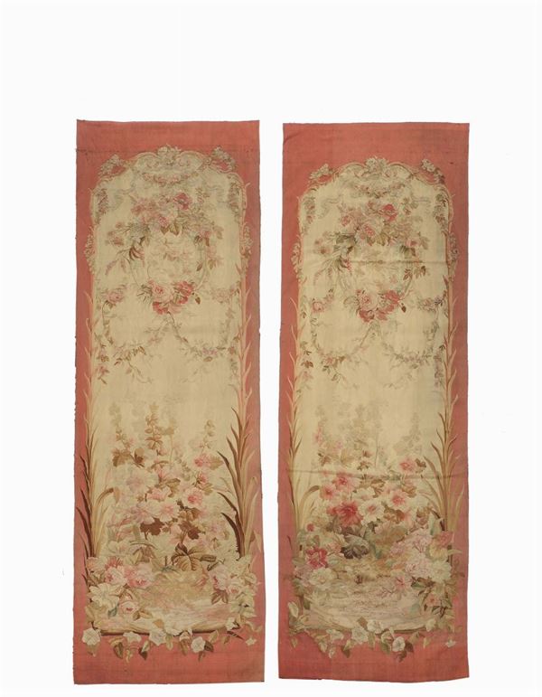 A pair of Aubusson Francia end 19th century.Very good condition.