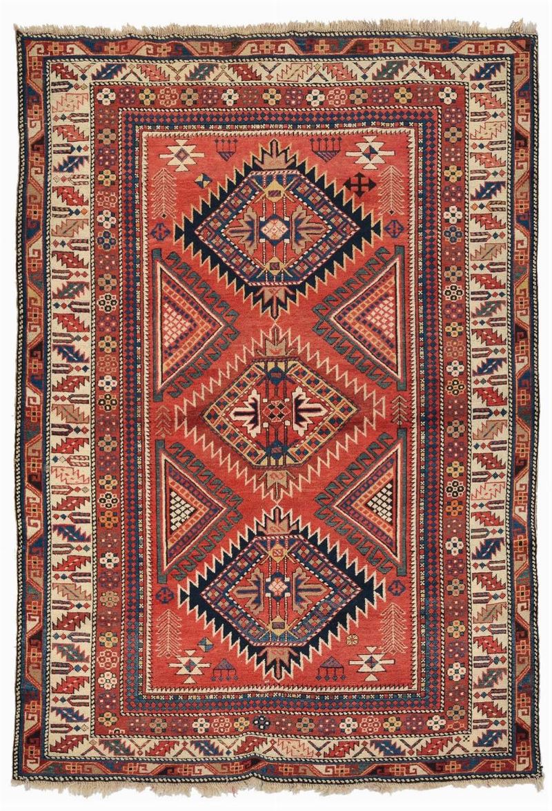 Shirvan rug earky 20th century.Good condition.  - Auction Ancient Carpets - Cambi Casa d'Aste