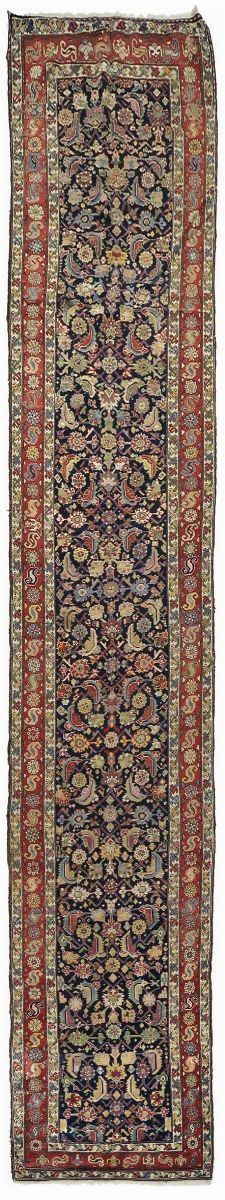 A runner caucasus Karabagh, end 19th century. Overal very good condition,replaced sides.  - Auction Ancient Carpets - Cambi Casa d'Aste