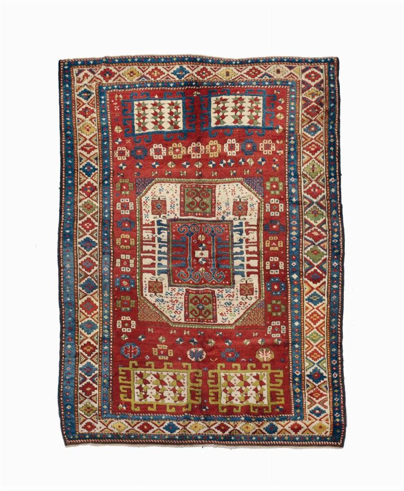 A Caucaso Kazak Karachop begin 20th century.Exelcellent condition.  - Auction Ancient Carpets - Cambi Casa d'Aste