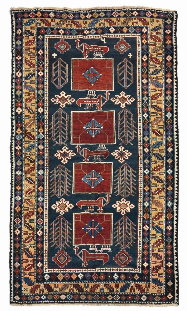 A Caucaso Shirvan Kuba rug end 19th century.Good condition.