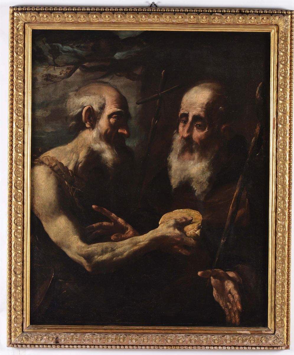 Gioacchino Assereto (1600-1649)sant'antonio e San Francesco