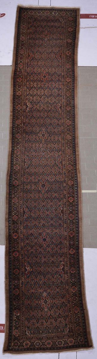 A Persia Hamadan runner early 20th century.Good condition.  - Auction Ancient Carpets - Cambi Casa d'Aste