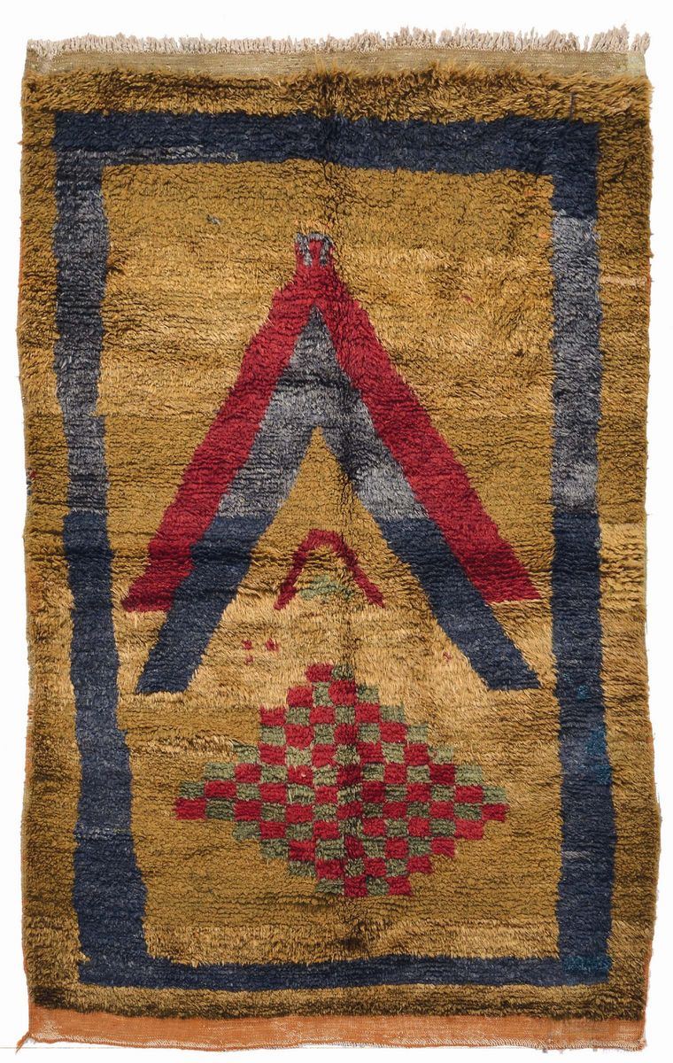 An Anatolia Tulu rug mid 20th century. Good condition.  - Auction Ancient Carpets - Cambi Casa d'Aste