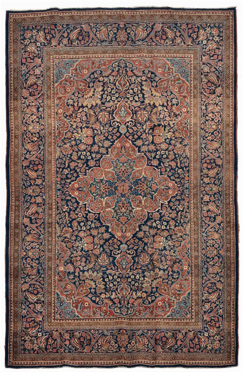 A persian carpet Keshan, 20th century. Overall very good condition.  - Auction Ancient Carpets - Cambi Casa d'Aste