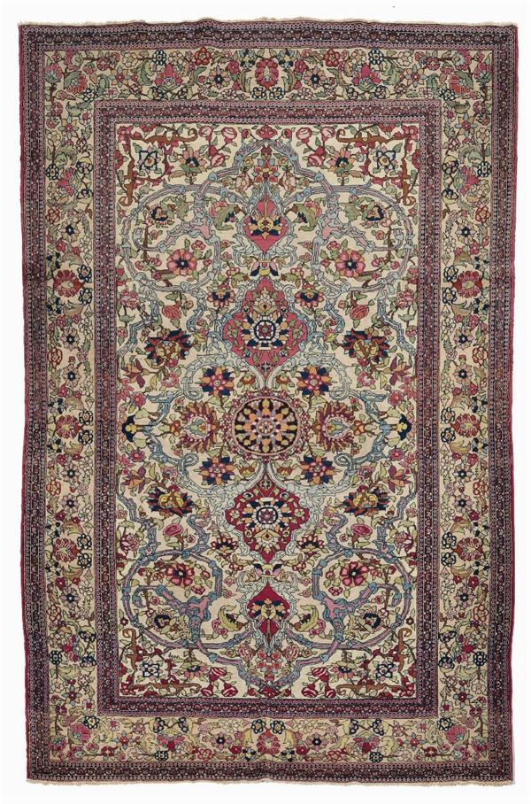 AN Isfahan rug early 20th century. Overall good condition.