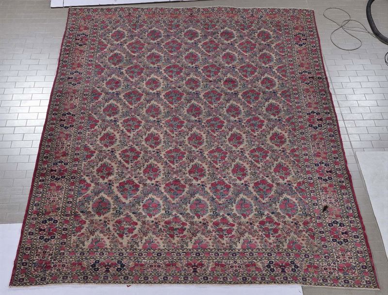 A Persia Teheran carpet early 20th century. Good condition.  - Auction Ancient Carpets - Cambi Casa d'Aste