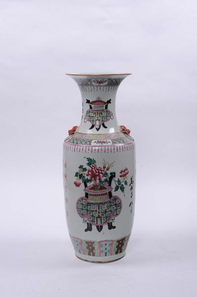 Vaso in Porcellana, Cina XX Secolo