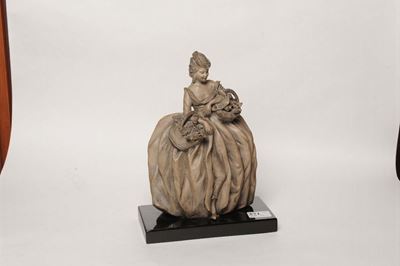 Guido Cacciapuoti - Milanodama con Cesti di Fiori