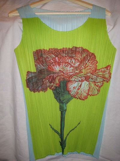 Issey Miyake Pleatspleaselunga Canotta con Garofano