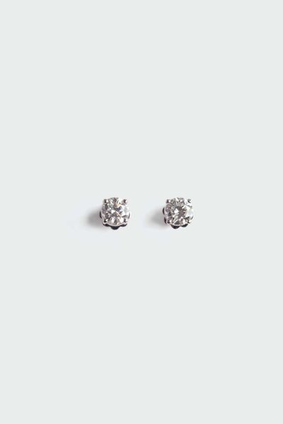 Orecchini a Lobo con Diamanti per Ct 1,80 Circa