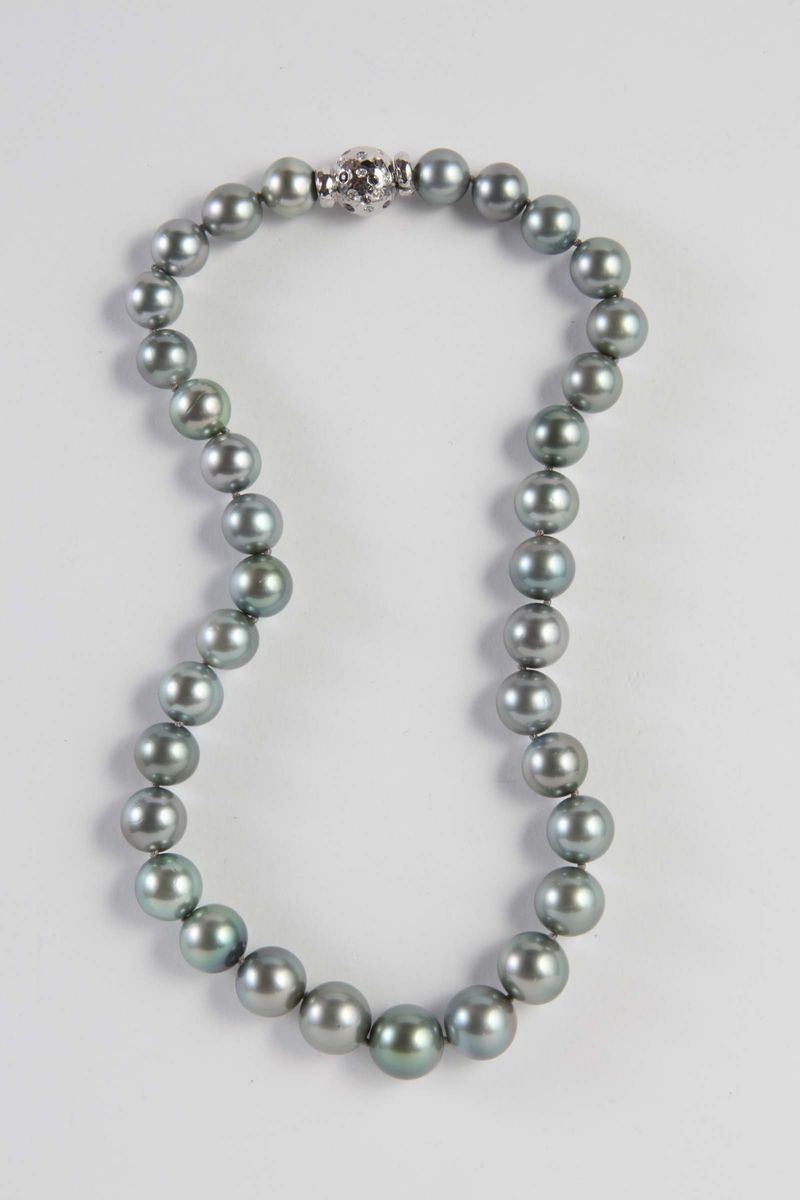 Collana di perle Tahiti  - Auction Silvers, Ancient and Contemporary Jewels - Cambi Casa d'Aste