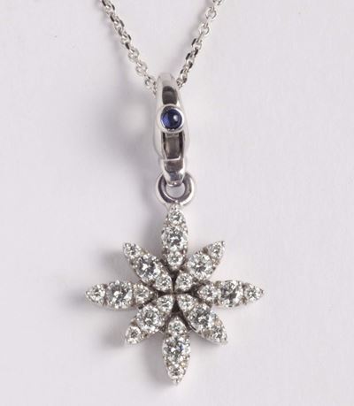 Fiocco di Neve con Diamanti