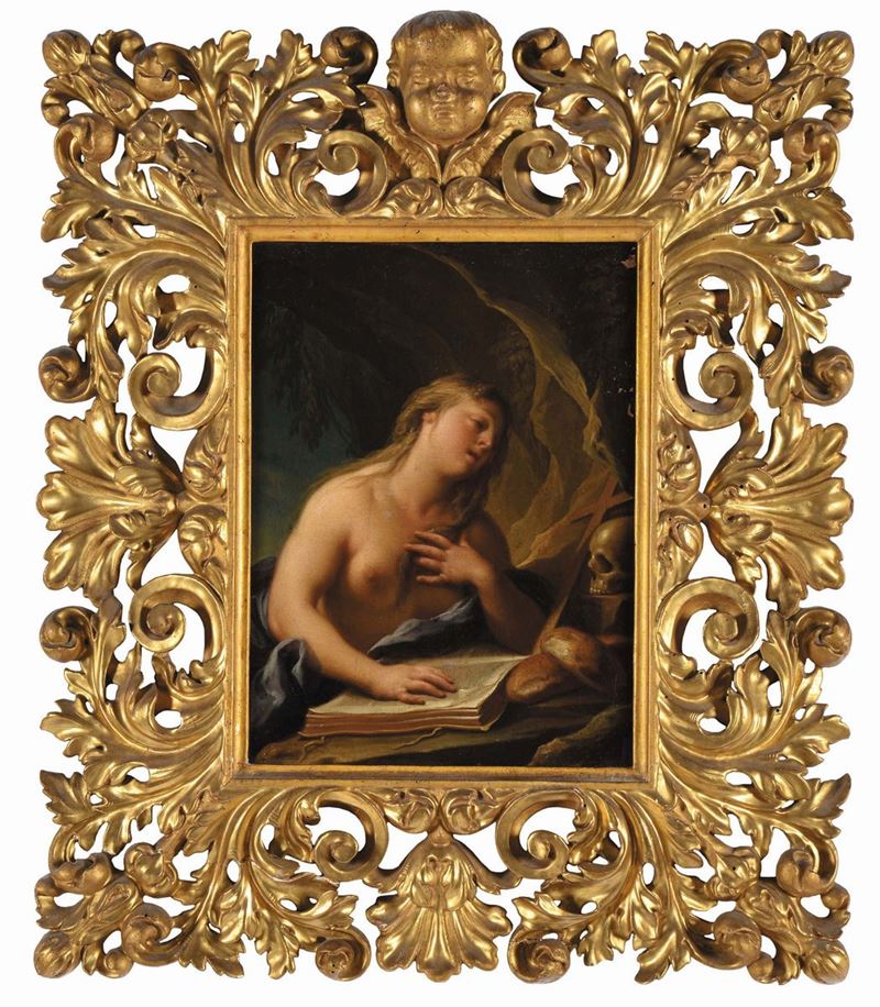 Marcantonio Franceschini (1648-1729) La Maddalena penitente  - Asta La Dimora di un Conoscitore Bolognese - Cambi Casa d'Aste