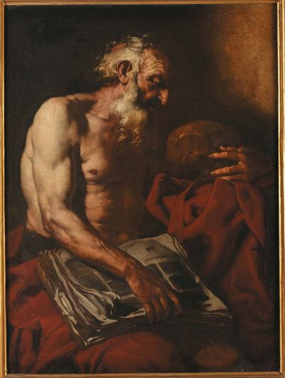 Giovanni Battista Langetti (1635-1676)san Gerolamo