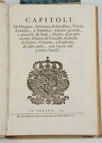 Capitoli di Dogana