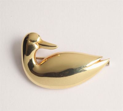 Spilla Raffigurante un Anatroccolo