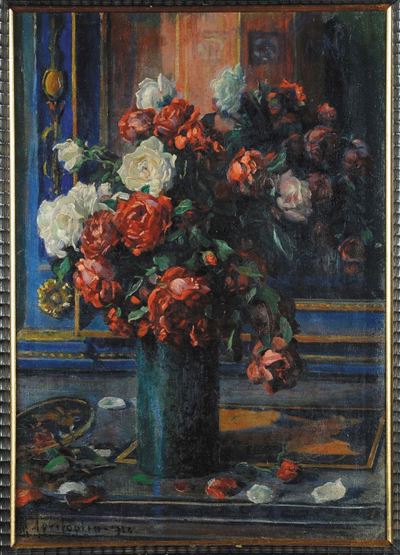 Mario Agrifoglio (1877-1972)vaso di Fiori