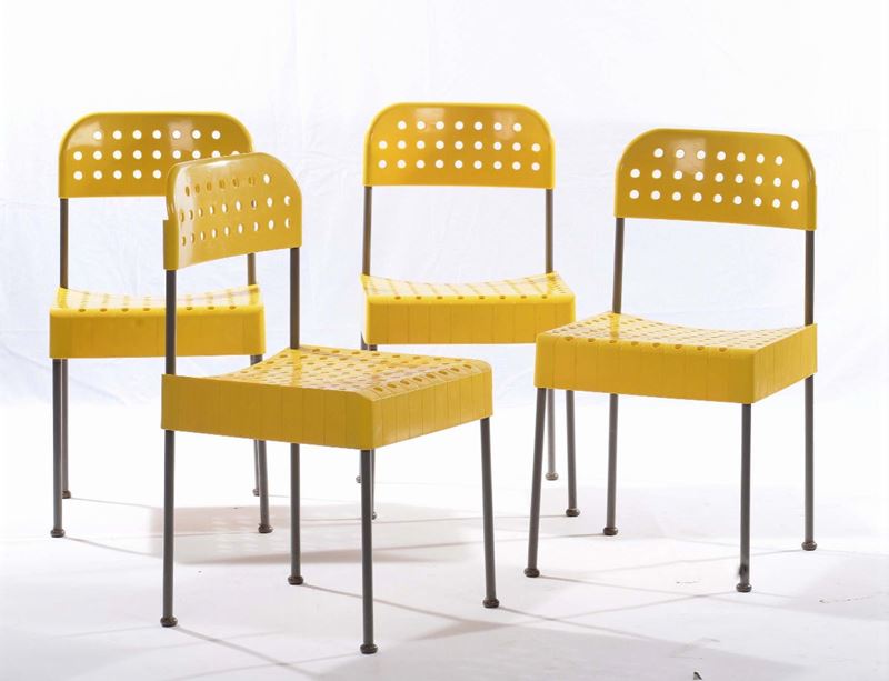 Enzo Mari, Castelli Quattro sedie Box  - Auction Decorative Arts of XX Century - I - Cambi Casa d'Aste