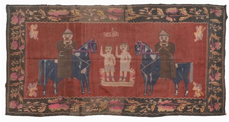A Caucaso Kilim Karabagh early 20th century.  - Auction Ancient Carpets - Cambi Casa d'Aste