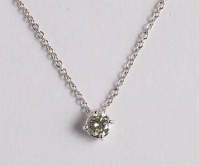 Catenina con Diamante Centrale