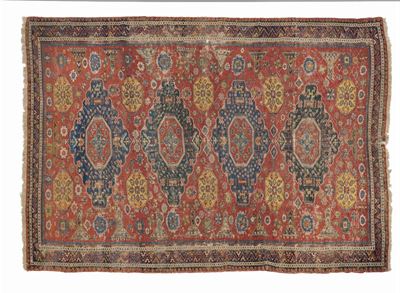 Tappeto Caucasico Sumak, Fine XIX Secolo