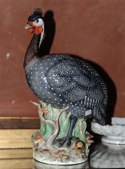 Pavone in Ceramica Policroma