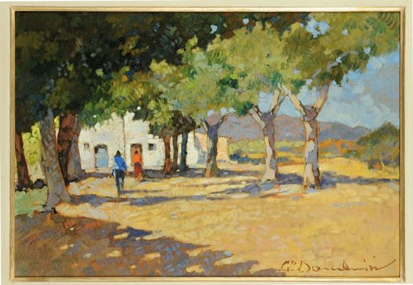 Carlo Domenici (1898-1981) Paesaggio all'Elba