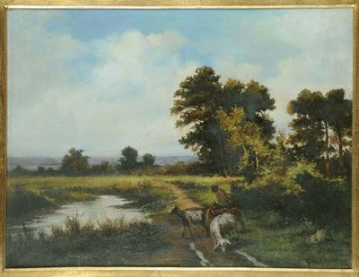 Consalvo Carelli (1818-1900)paesaggio