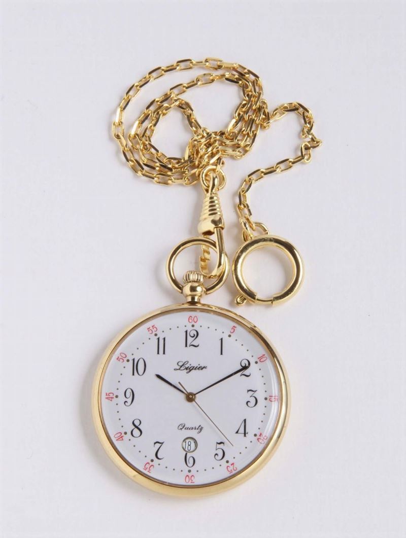 Lingier, orologio da tasca  - Asta Argenti e Gioielli Antichi e Contemporanei - Cambi Casa d'Aste