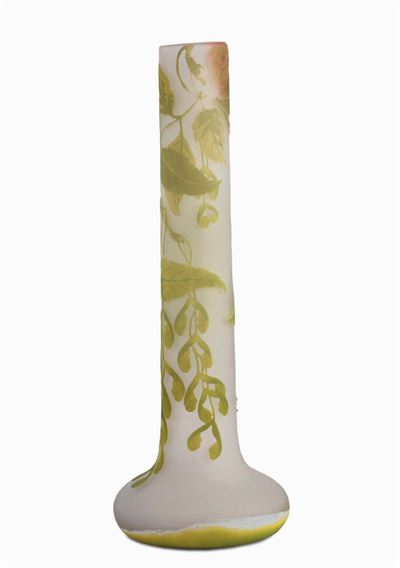 Emile Gallé (1846-1904) - Nancygrande Vaso a Bulbo