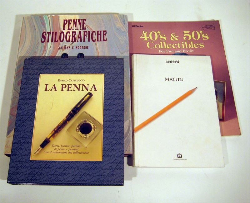  Lotto di  quattro libri  - Asta Vintage - Cambi Casa d'Aste