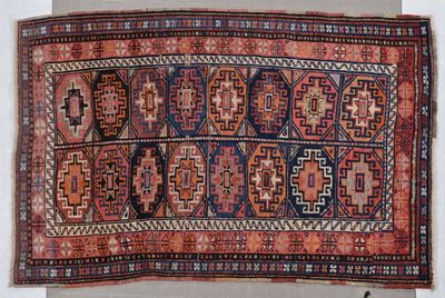 Tappeto Caucasico Shirvan, Fine XIX Inizio XX Secolo