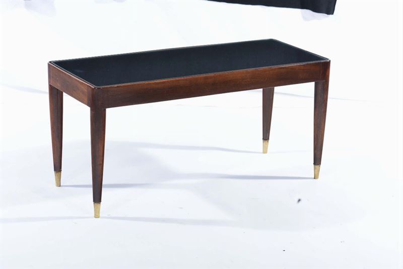 Tavolino in legno ebanizzato.  - Auction Design - II - Cambi Casa d'Aste