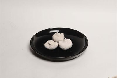 Emilio Scanavino (1922-1986)piatto con Tre Bigoli