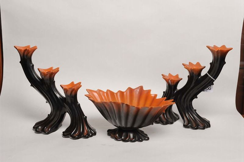 Rometti - Umbertide Trittico  - Auction Decorative Arts of XX Century - I - Cambi Casa d'Aste