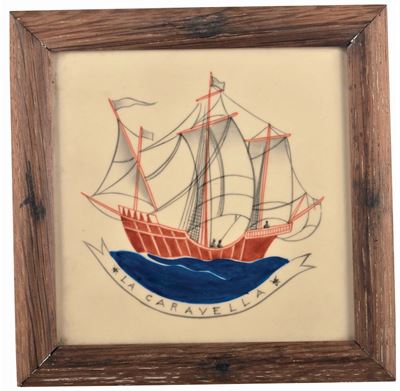 Gio Ponti - Richard Ginori - San Cristoforotrireme Romana, Corvetta, Nave del Mediterraneo e Cara...