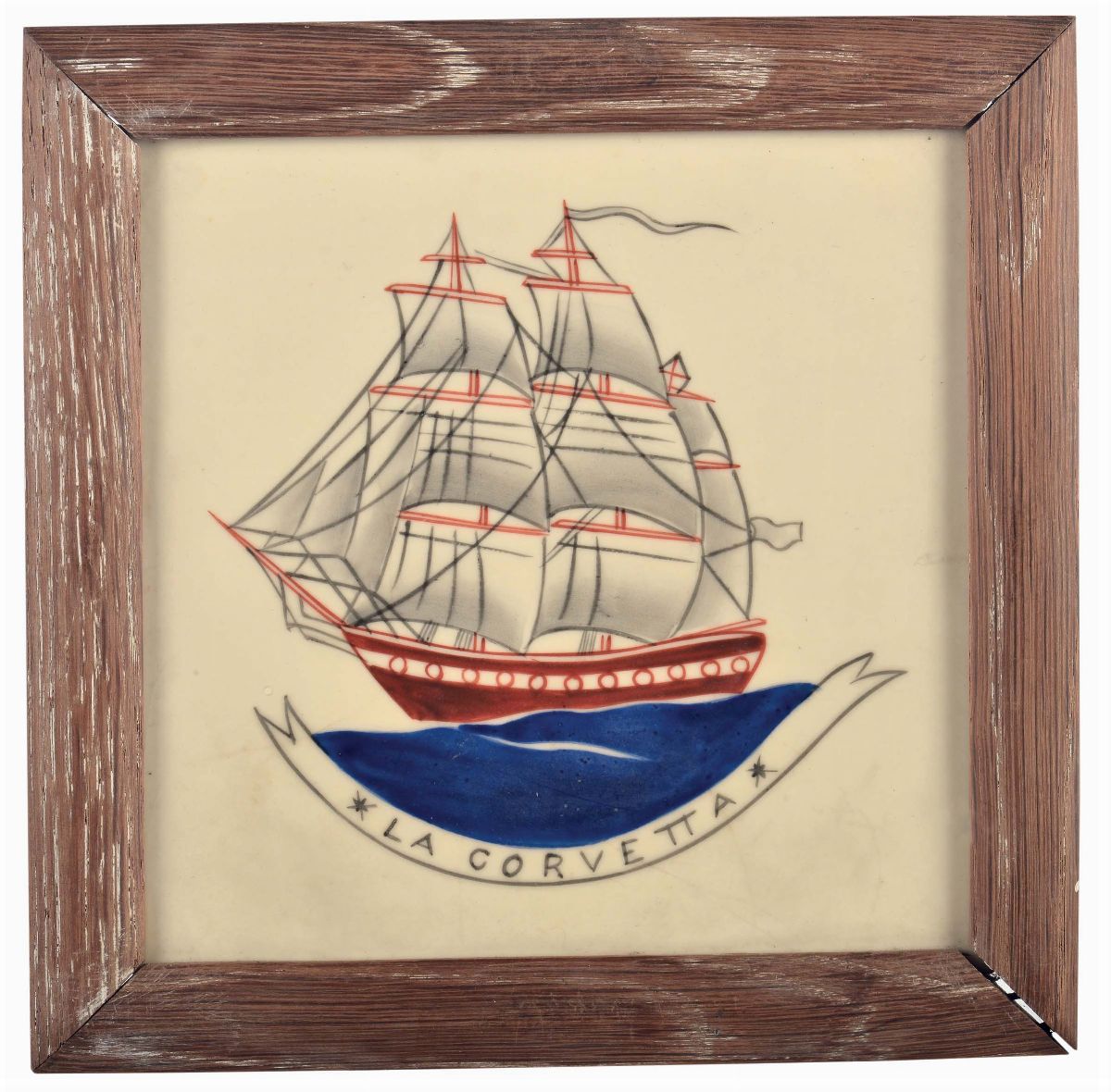 Gio Ponti - Richard Ginori - San Cristoforotrireme Romana, Corvetta, Nave del Mediterraneo e Cara...