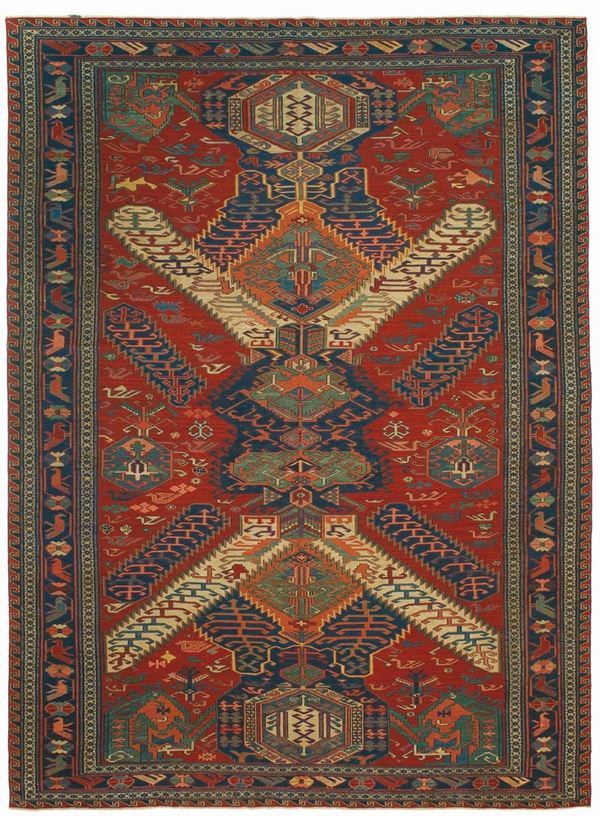 A Caucaso Sumak carpet second half 19th century. Very good condition.