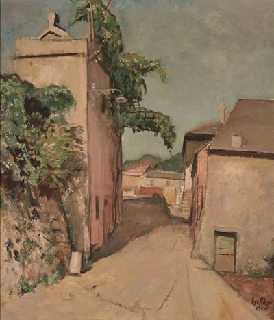 Eso Peluzzi (1894-1985)veduta di Strada, 1951