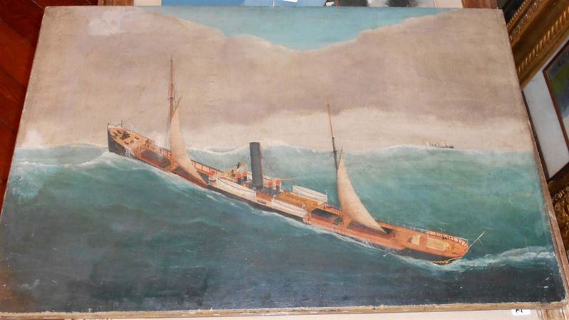 Husband Ritratto di piroveliero Louise  - Asta Dipinti del XIX e XX secolo - Cambi Casa d'Aste