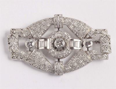 Spilla con Diamanti 1920 - 1930 (lievi Danni)
