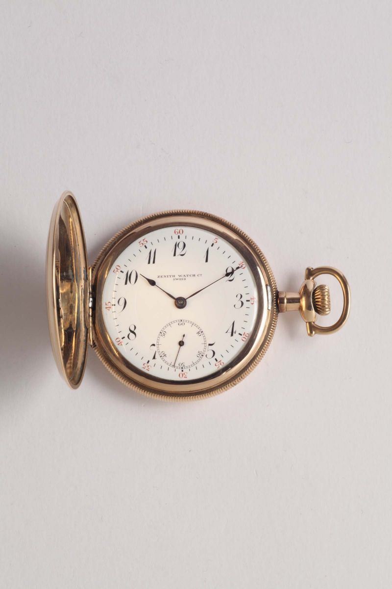 Zenith Watch, orologio da tasca Savonette  - Asta Argenti e Gioielli Antichi e Contemporanei - Cambi Casa d'Aste