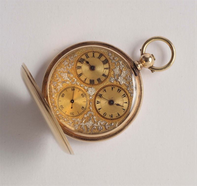 Ancre, orologio da tasca Savonette  - Asta Argenti e Gioielli Antichi e Contemporanei - Cambi Casa d'Aste