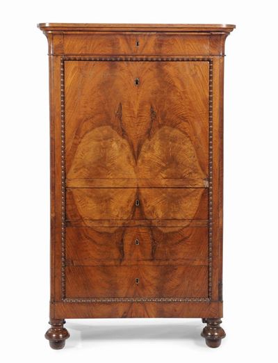 Secretaire Carlo X Lastronato, XIX Secolo
