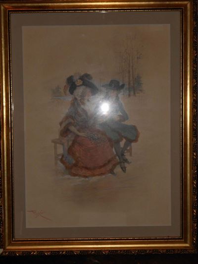 Lucius Rossi (1846-1913)il Corteggiamento