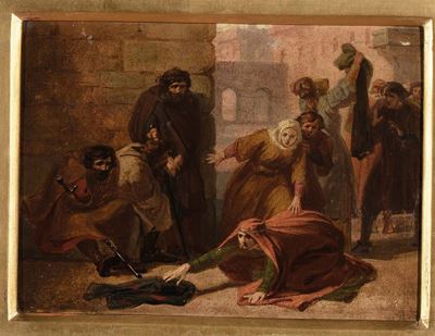 Carlo Arienti (1801-1873)scena Biblica