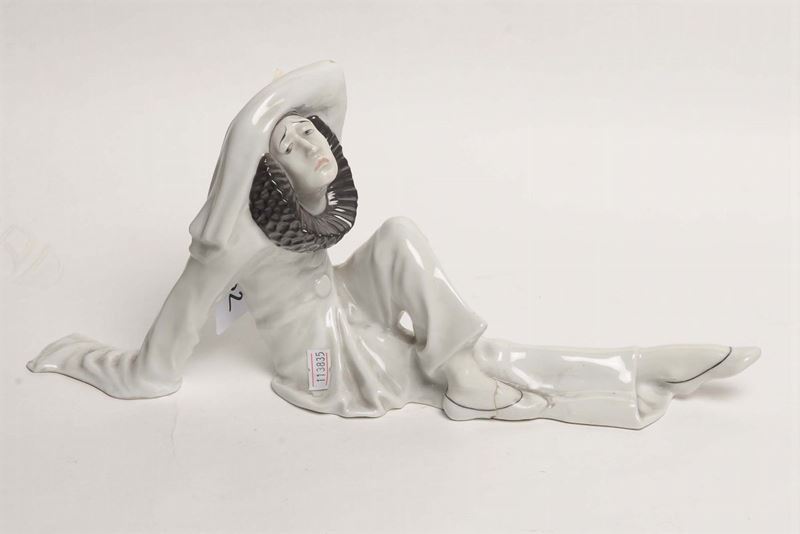 Manifattura Heubach - Germania Pierrot triste  - Auction Decorative Arts of XX Century - I - Cambi Casa d'Aste